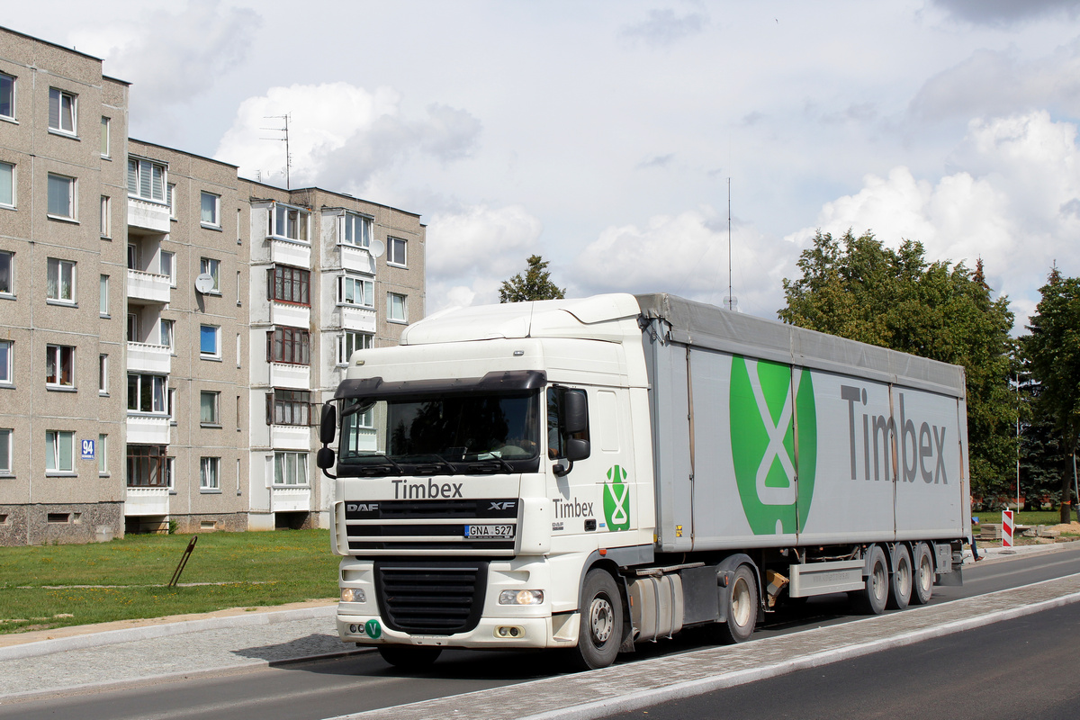 Литва, № GNA 527 — DAF XF105 FT