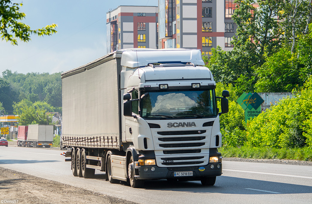 Волынская область, № АС 5018 ВХ — Scania ('2009) R420