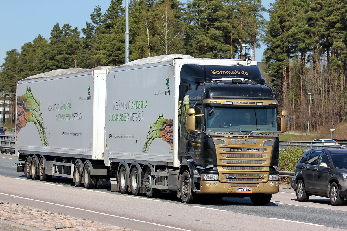 Финляндия, № TZY-903 — Scania ('2013) R730