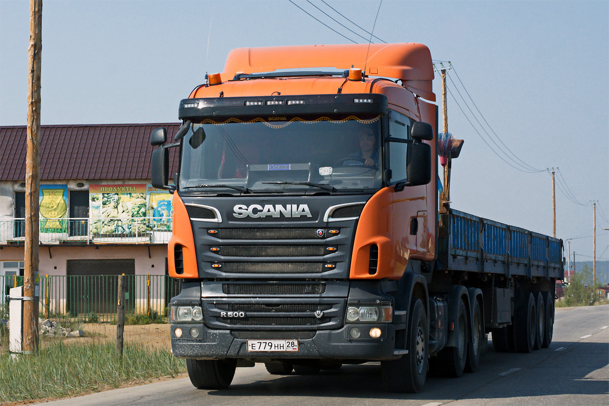 Амурская область, № Е 779 НН 28 — Scania ('2009) R500