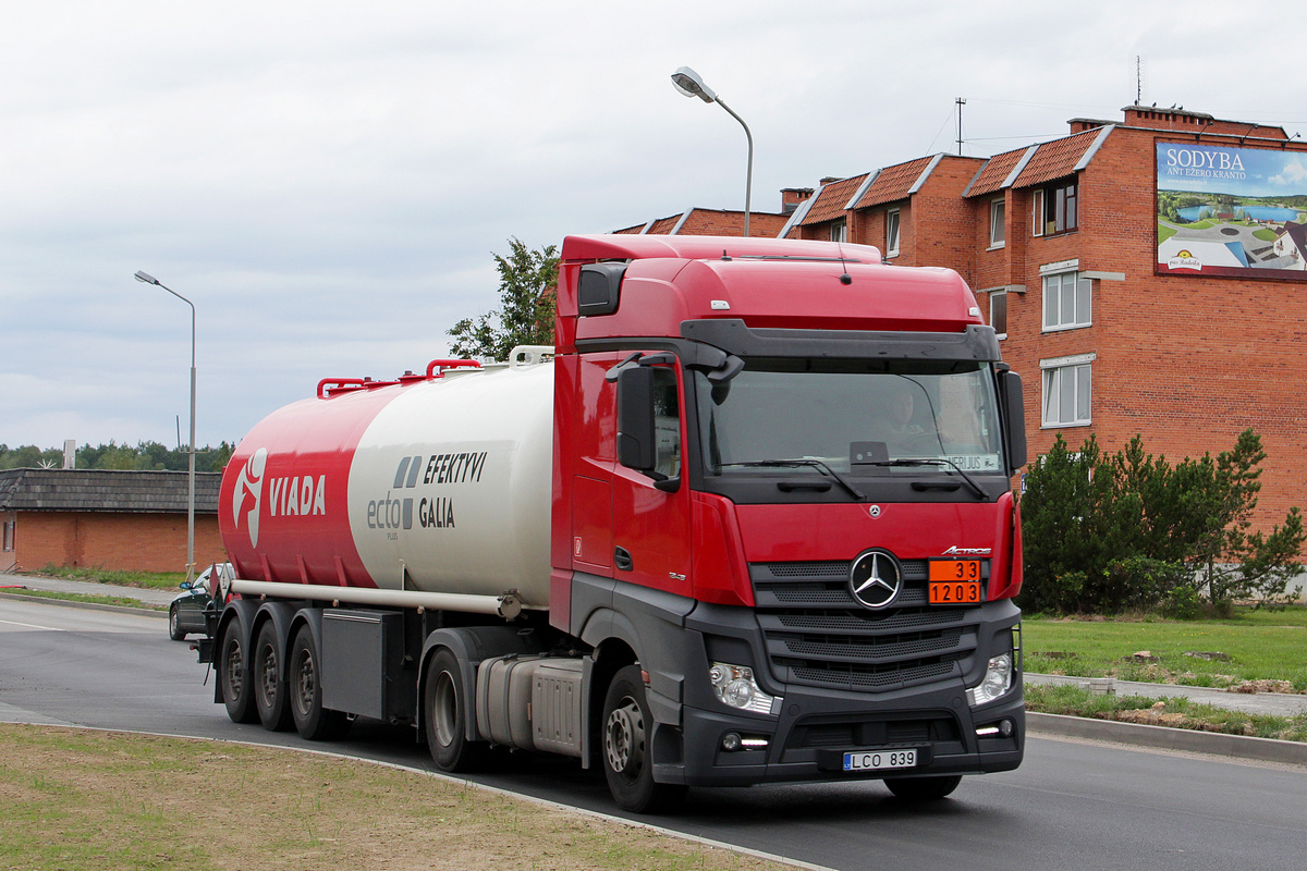 Литва, № LCO 839 — Mercedes-Benz Actros ('2011) 1845