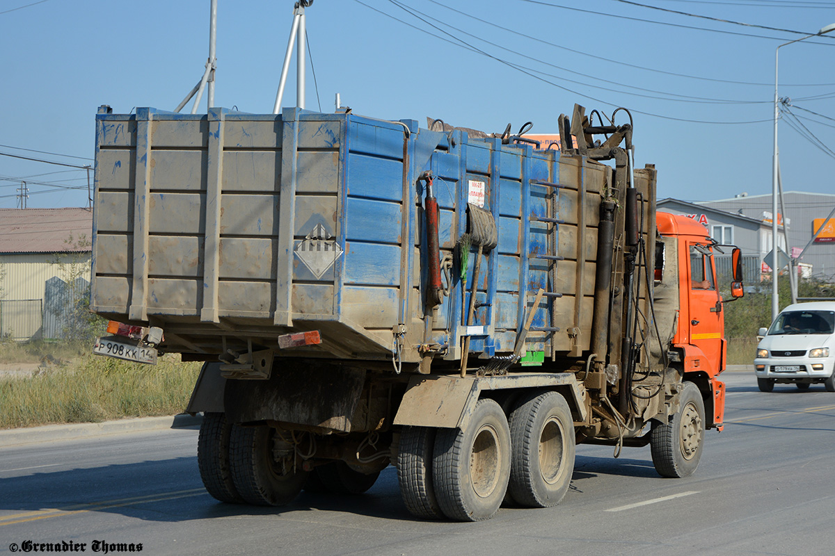 Саха (Якутия), № Р 908 КК 14 — КамАЗ-65115 (общая модель)