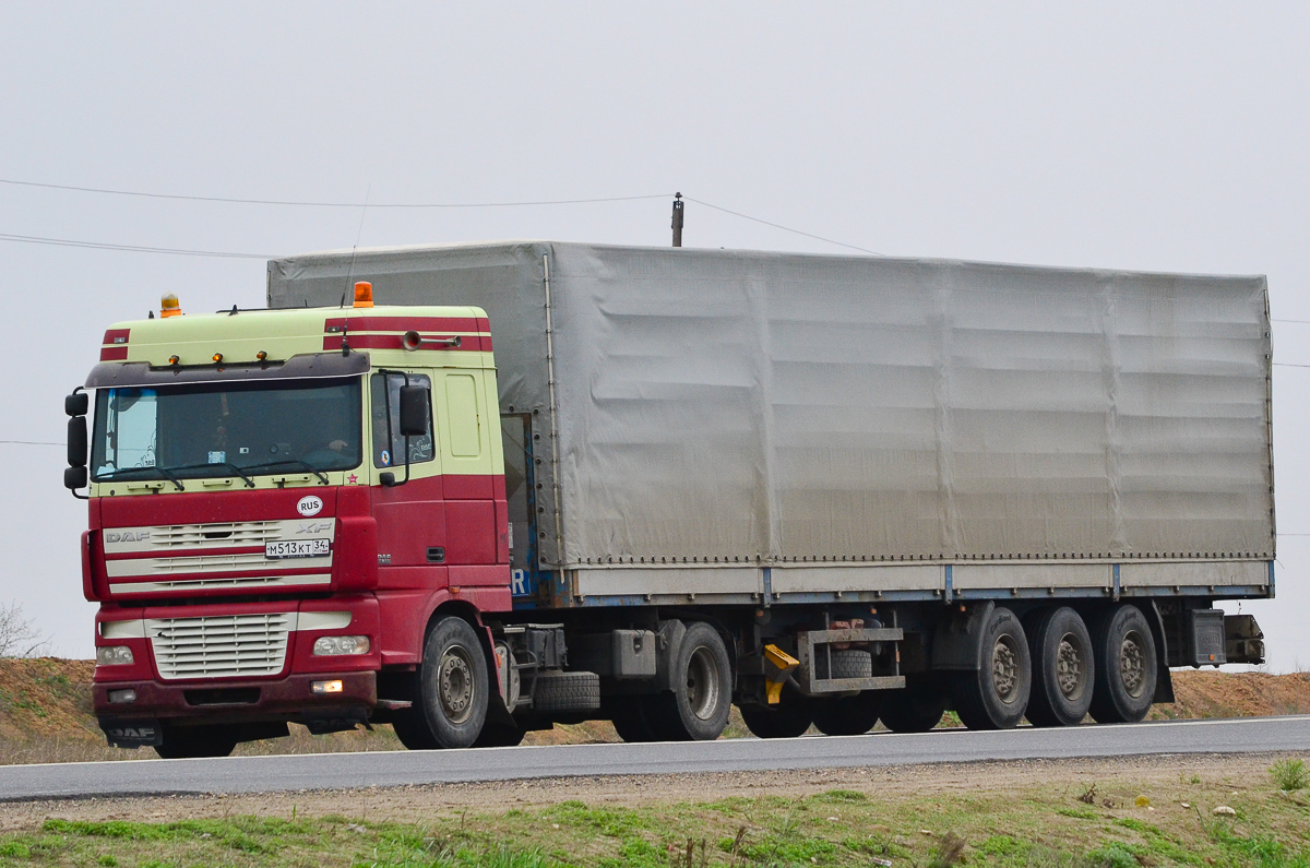 Волгоградская область, № М 513 КТ 34 — DAF XF95 FT