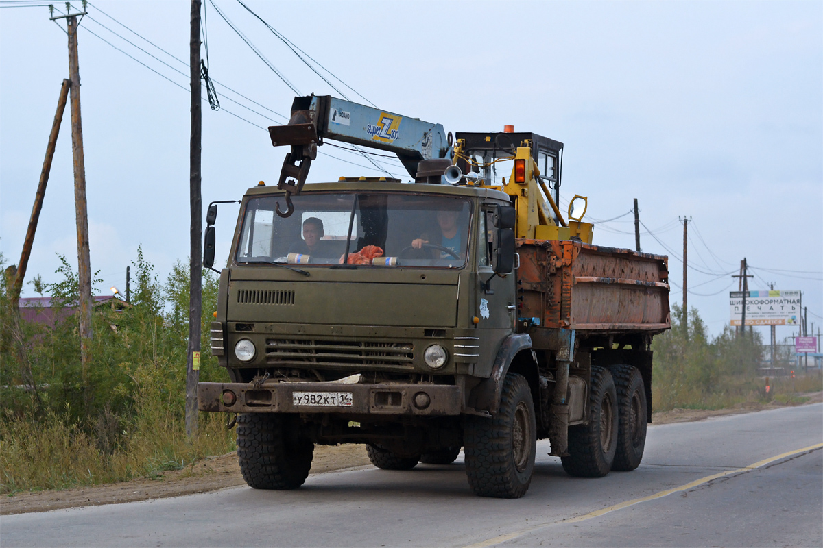 Саха (Якутия), № У 982 КТ 14 — КамАЗ-43105