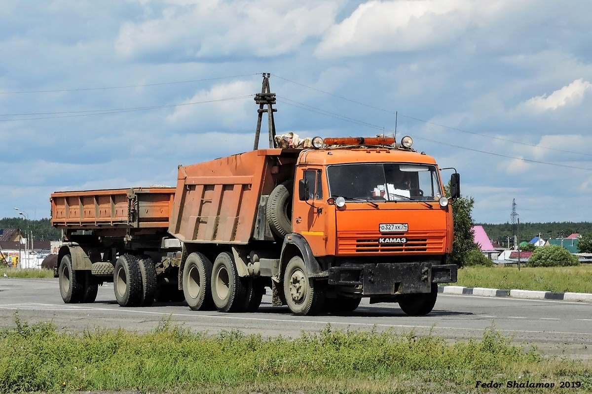 Челябинская область, № О 327 ХК 74 — КамАЗ-65115 [651150]