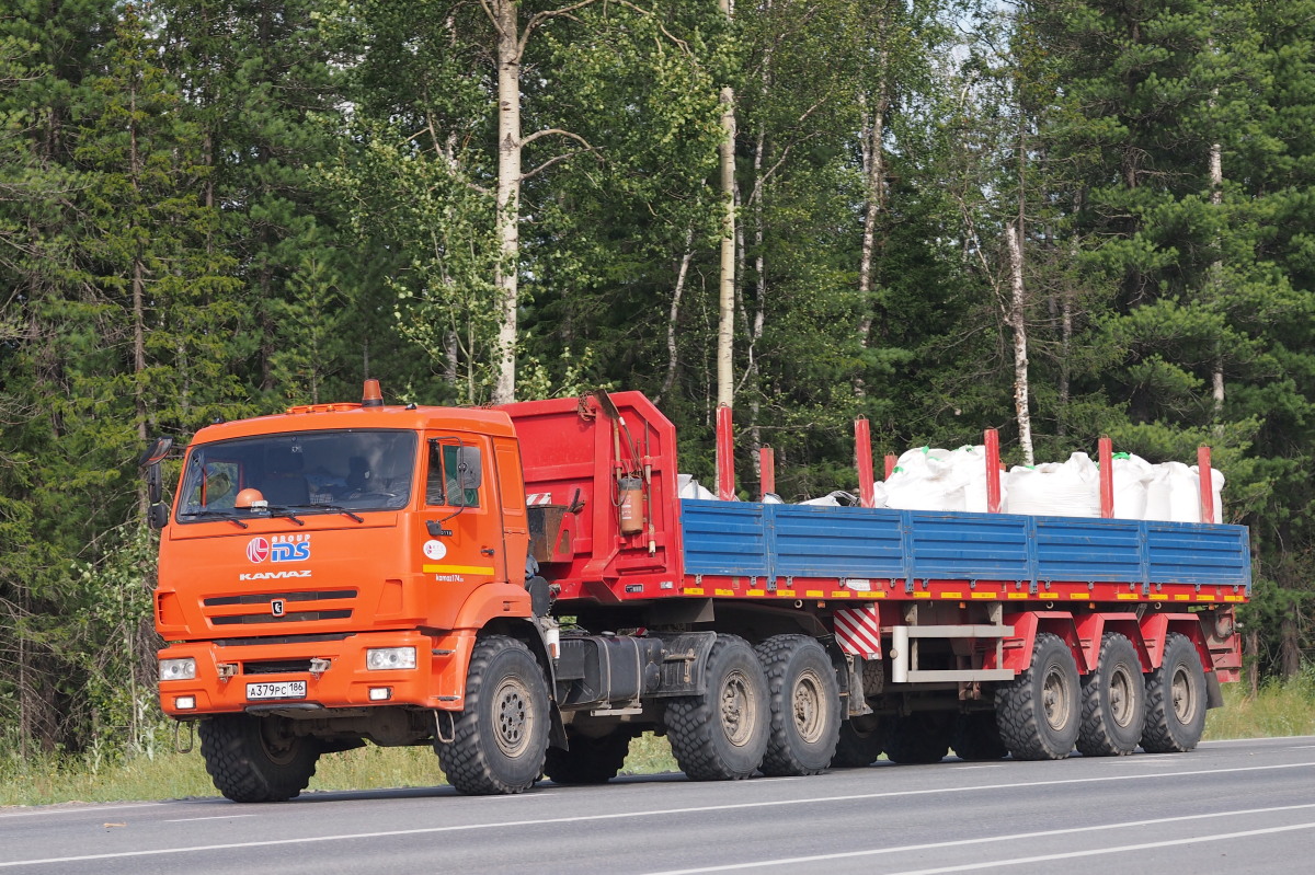 Ханты-Мансийский автоном.округ, № А 379 РС 186 — КамАЗ-43118-46