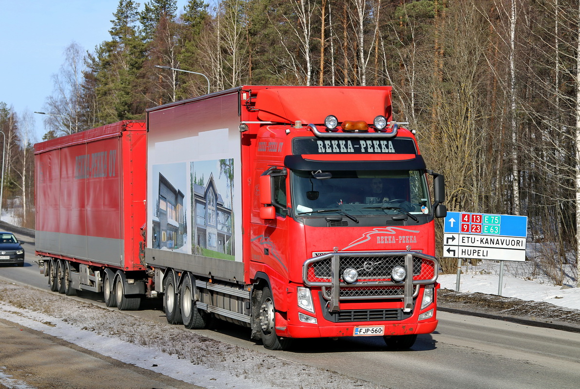 Финляндия, № FJP-560 — Volvo ('2008) FH-Series