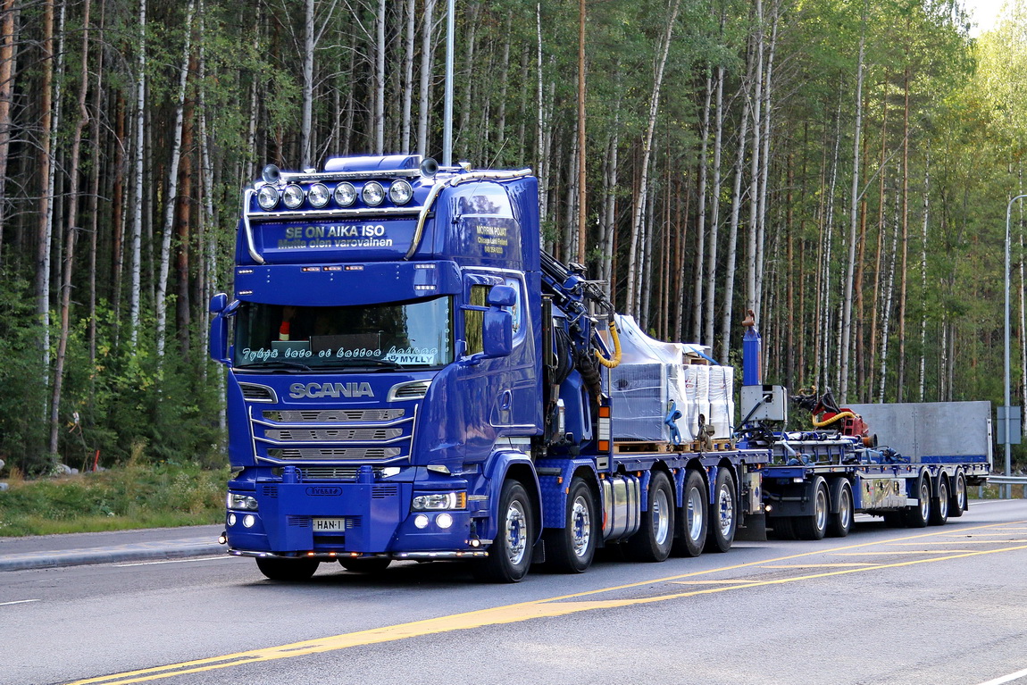 Финляндия, № HAN-11 — Scania ('2013, общая модель)