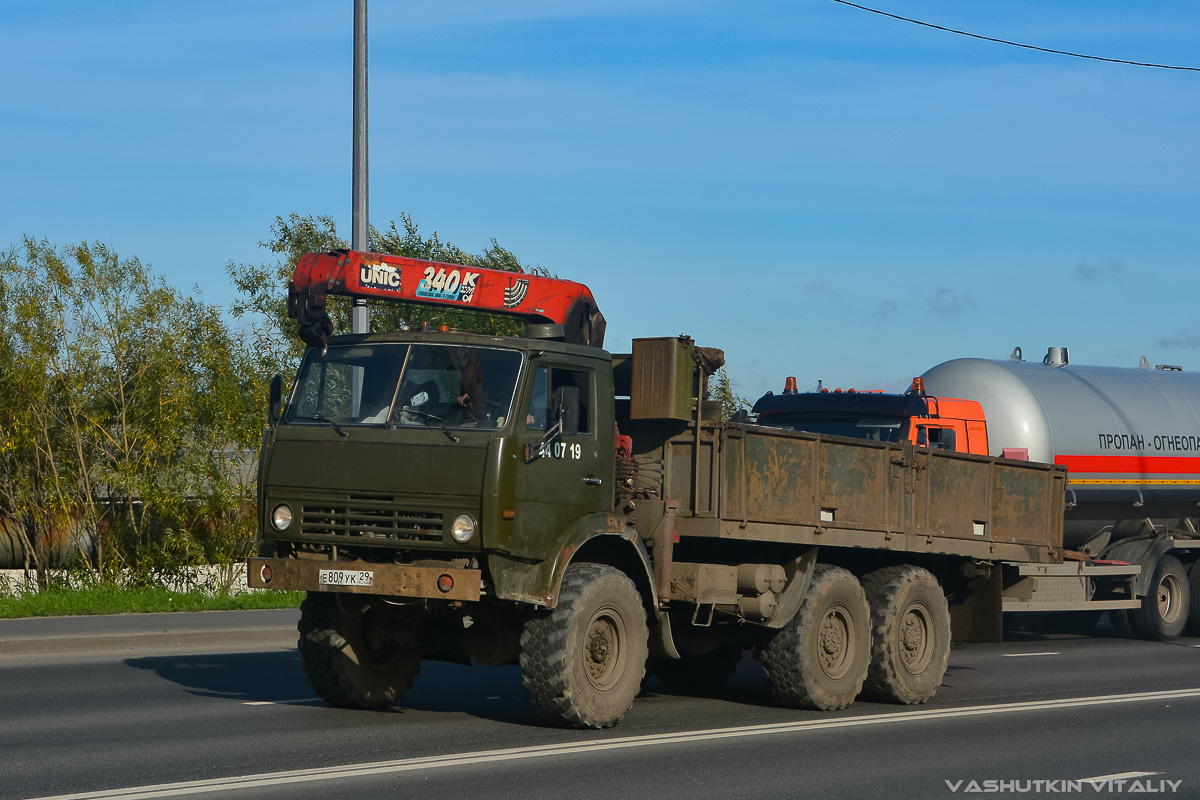 Архангельская область, № Е 809 УК 29 — КамАЗ-43101