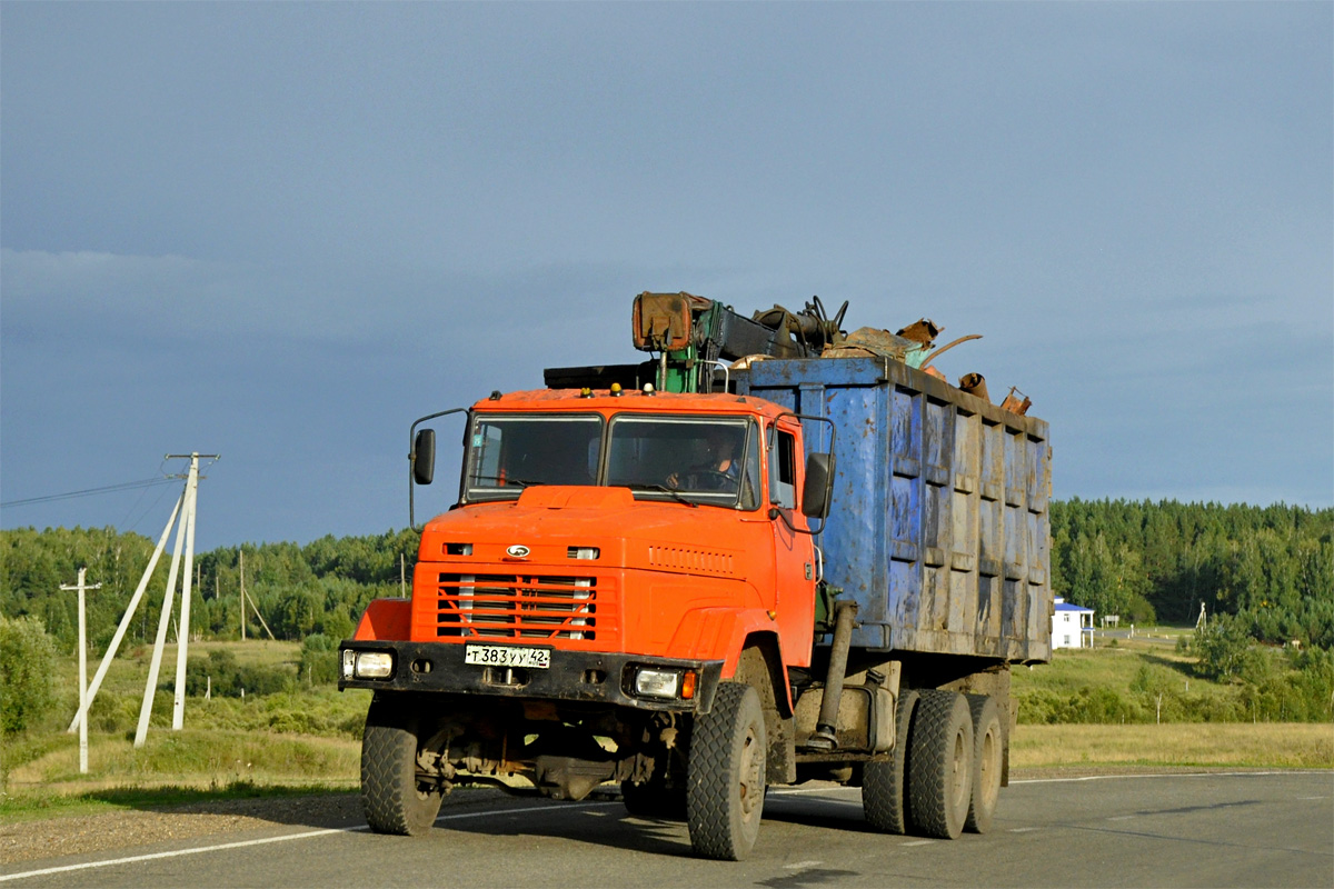 Кемеровская область, № Т 383 УУ 42 — КрАЗ-63221