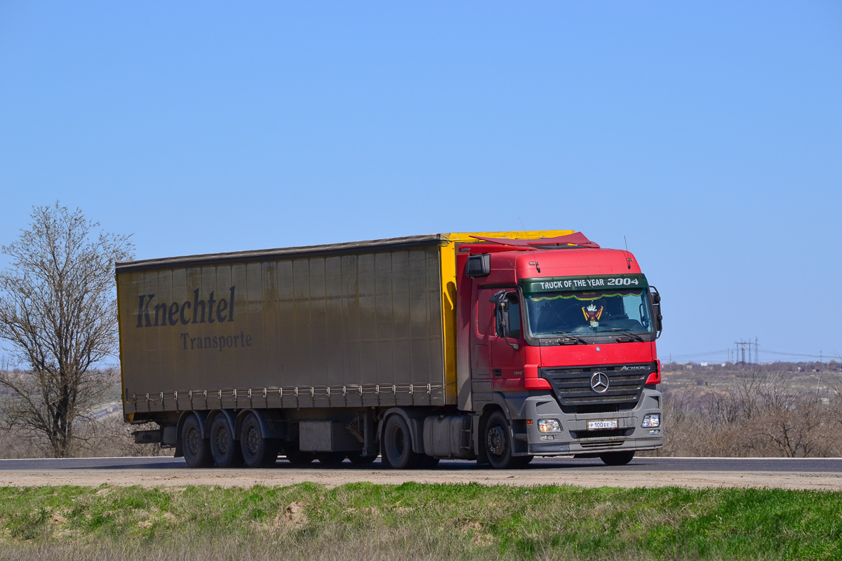 Волгоградская область, № Р 100 ЕЕ 34 — Mercedes-Benz Actros ('2003) 1841