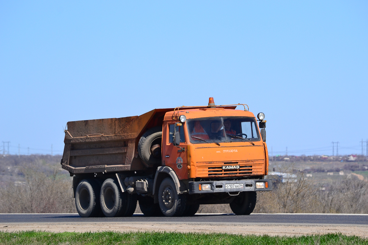 Волгоградская область, № О 107 АН 34 — КамАЗ-55111-02 [55111C]