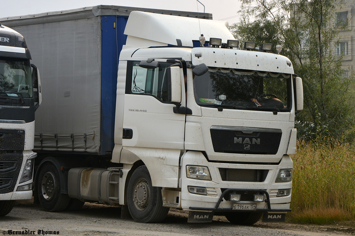 Новосибирская область, № Е 196 АК 154 — MAN TGX ('2007) (общая модель)