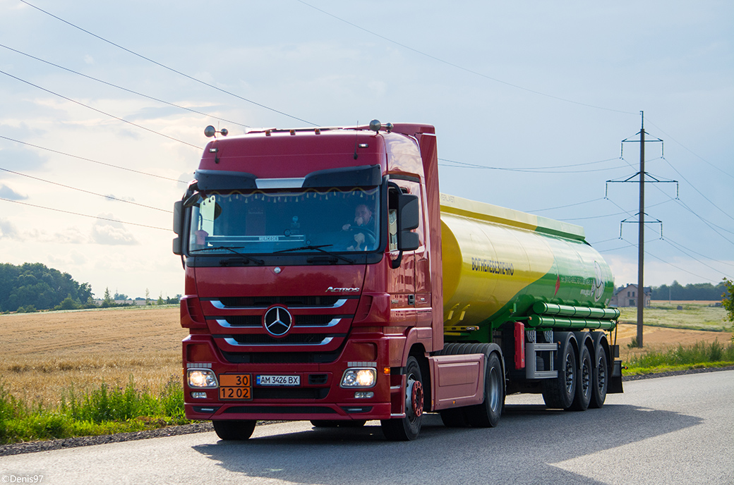 Житомирская область, № АМ 3426 ВХ — Mercedes-Benz Actros ('2009) 1844