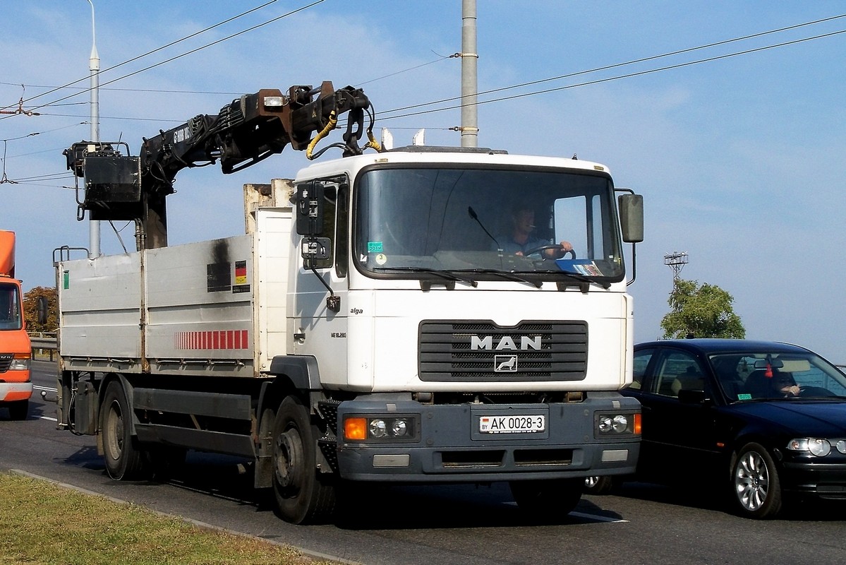 Гомельская область, № АК 0028-3 — MAN M2000 (общая модель)