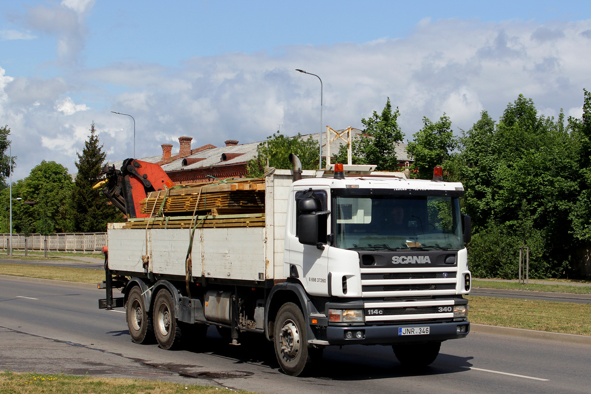 Литва, № JNR 346 — Scania ('1996) P114C