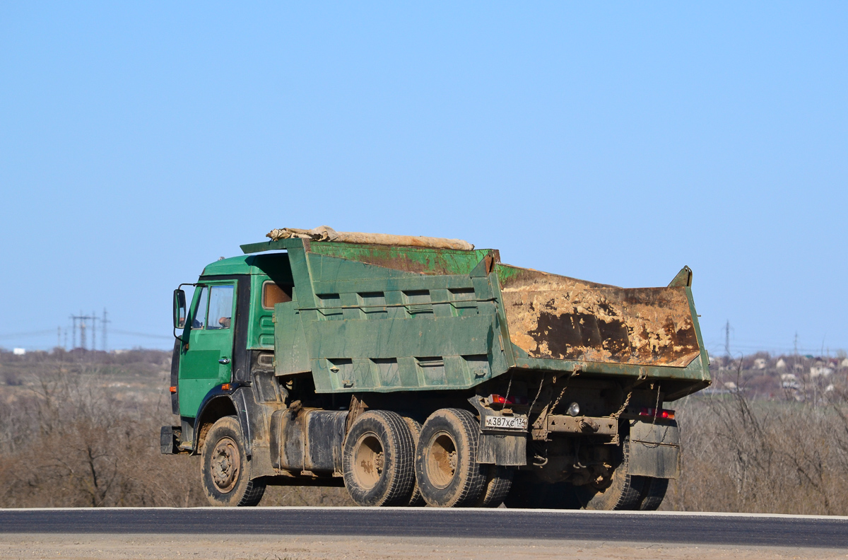 Волгоградская область, № А 387 ХС 134 — КамАЗ-65115-01 [65115A]