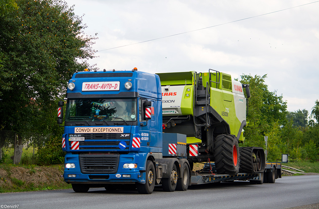 Хмельницкая область, № ВХ 3372 ВВ — DAF XF95 FTG