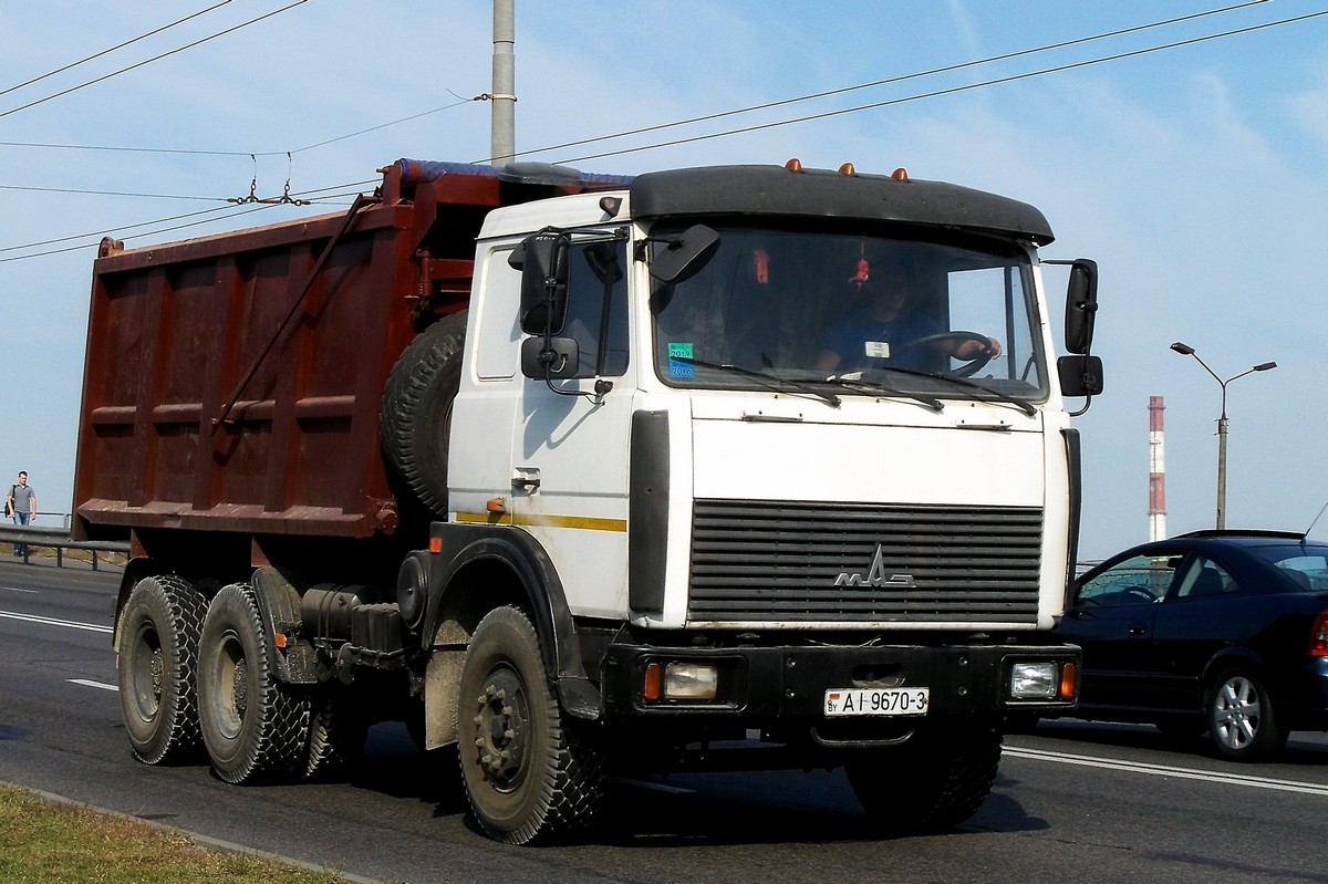 Гомельская область, № АІ 9670-3 — МАЗ-5516 (общая модель)