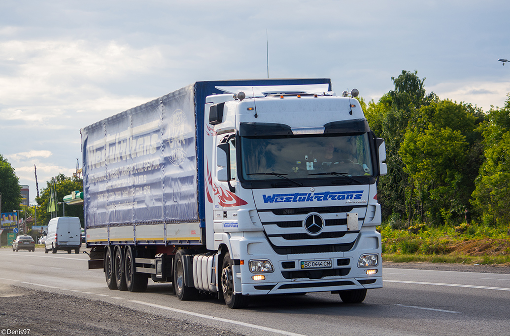 Львовская область, № ВС 0444 СМ — Mercedes-Benz Actros ('2009) 1844