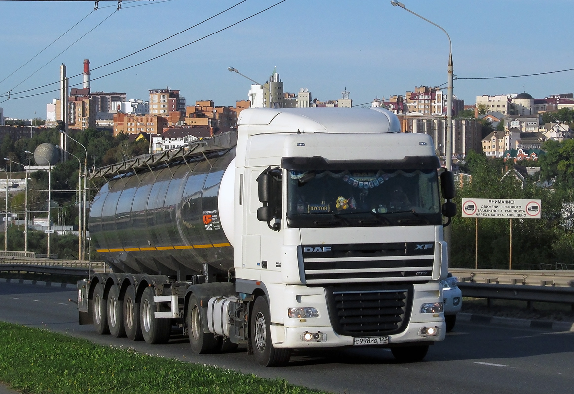 Краснодарский край, № С 998 МО 123 — DAF XF105 FT