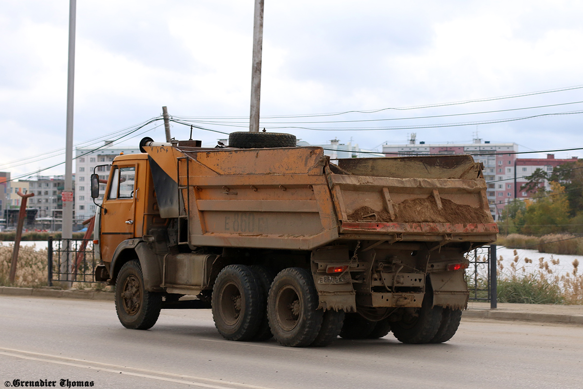 Саха (Якутия), № Е 860 ЕА 14 — КамАЗ-55111 [551110]