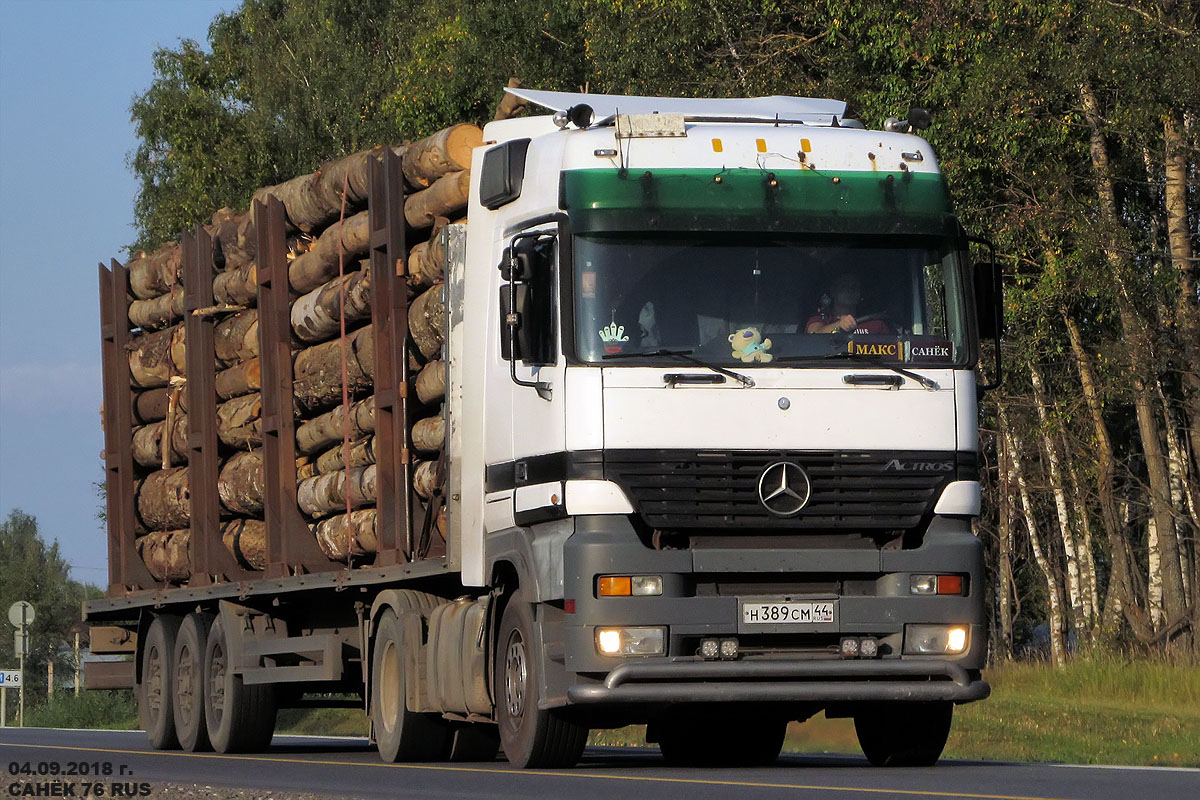 Костромская область, № Н 389 СМ 44 — Mercedes-Benz Actros ('1997) 1853