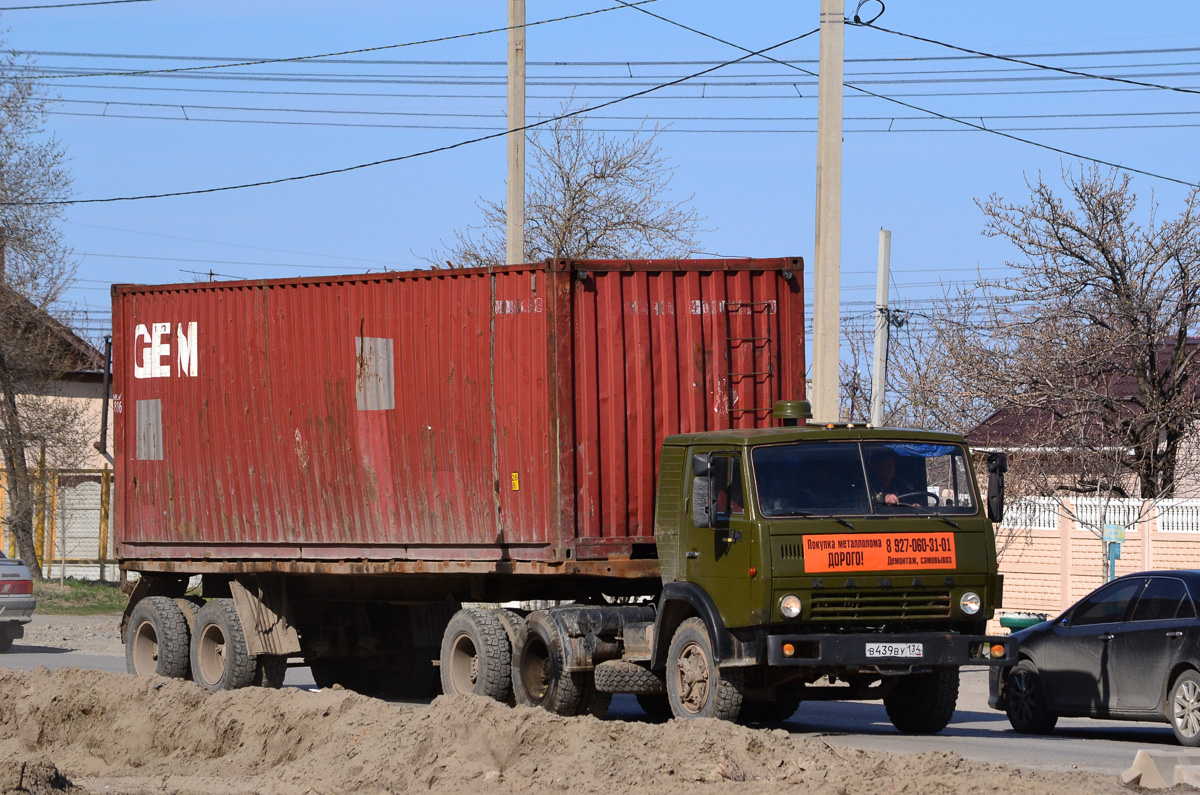 Волгоградская область, № В 439 ВУ 134 — КамАЗ-54112