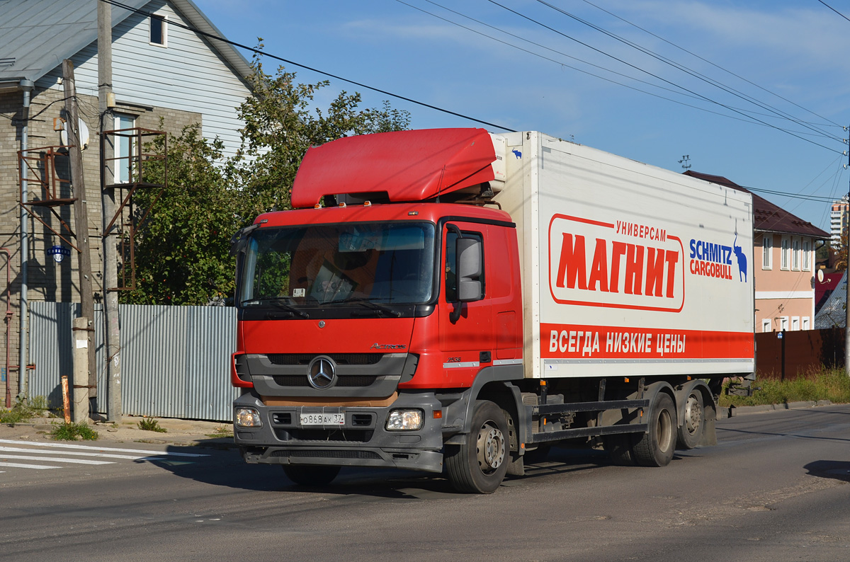 Тульская область, № О 868 АК 37 — Mercedes-Benz Actros ('2009) 2536