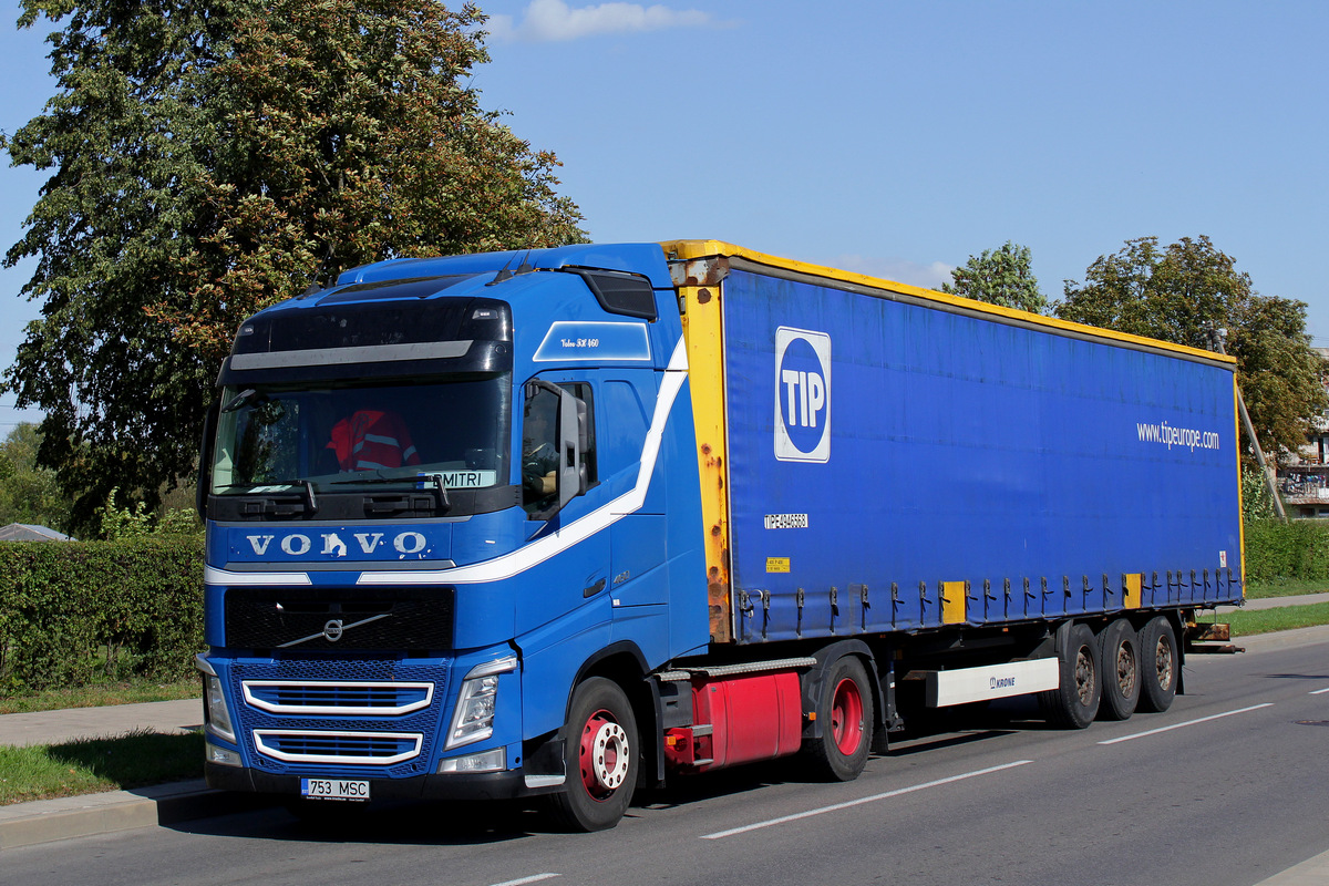 Эстония, № 753 MSC — Volvo ('2012) FH.460