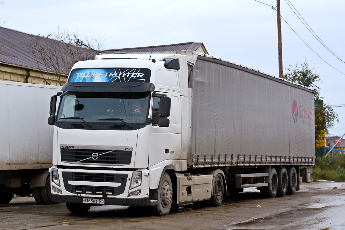 Красноярский край, № Н 165 НТ 124 — Volvo ('2008) FH.460