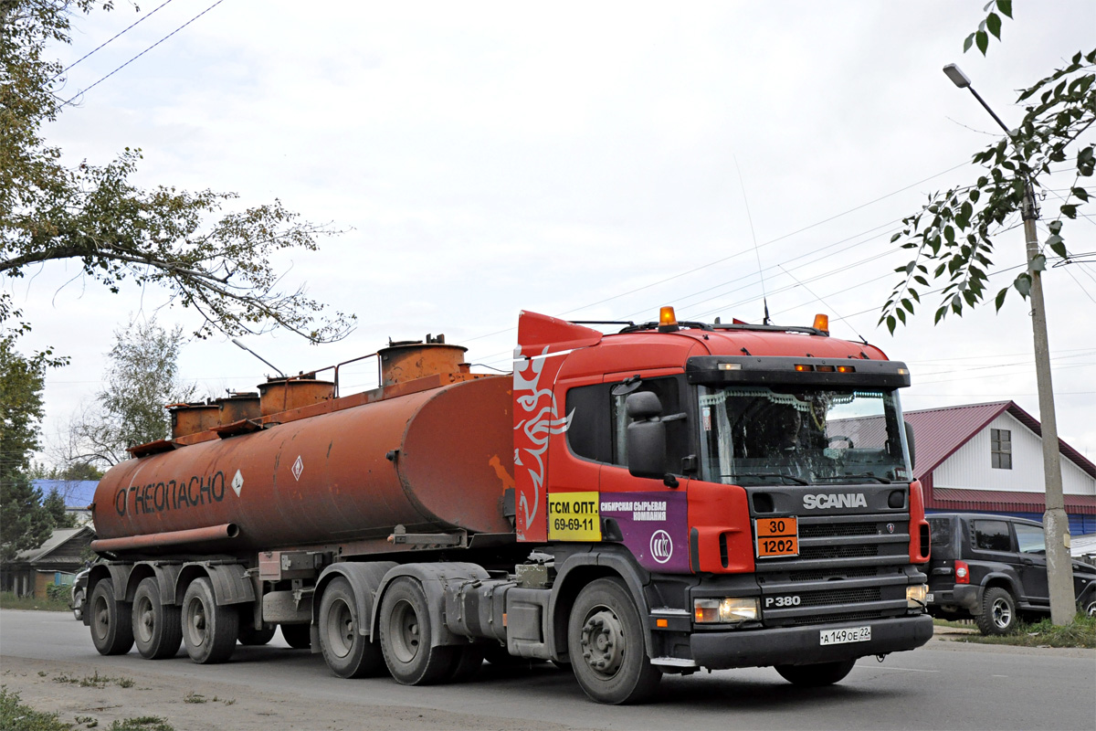 Алтайский край, № А 149 ОЕ 22 — Scania ('1996) P380