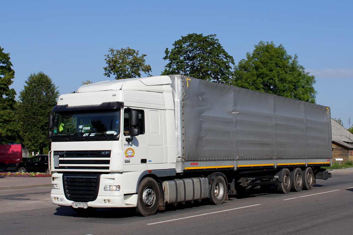 Минск, № АН 7513-7 — DAF XF105 FT