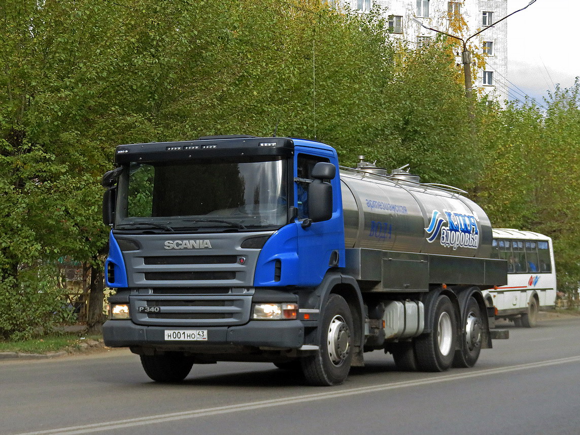 Кировская область, № Н 001 НО 43 — Scania ('2004) P340