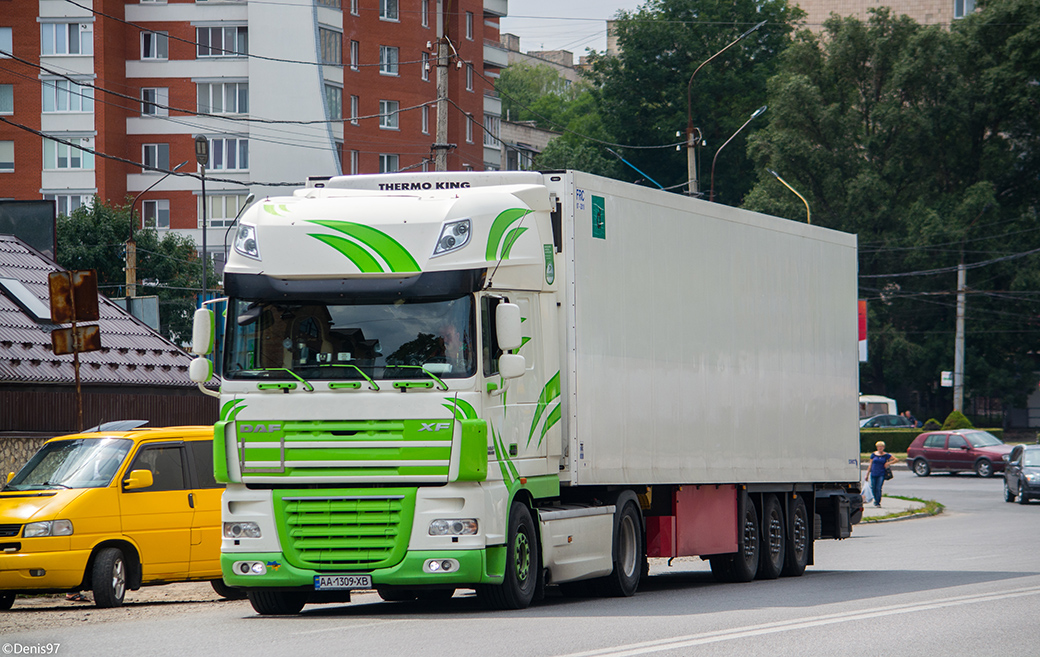 Киев, № АА 1309 ХВ — DAF XF105 FT