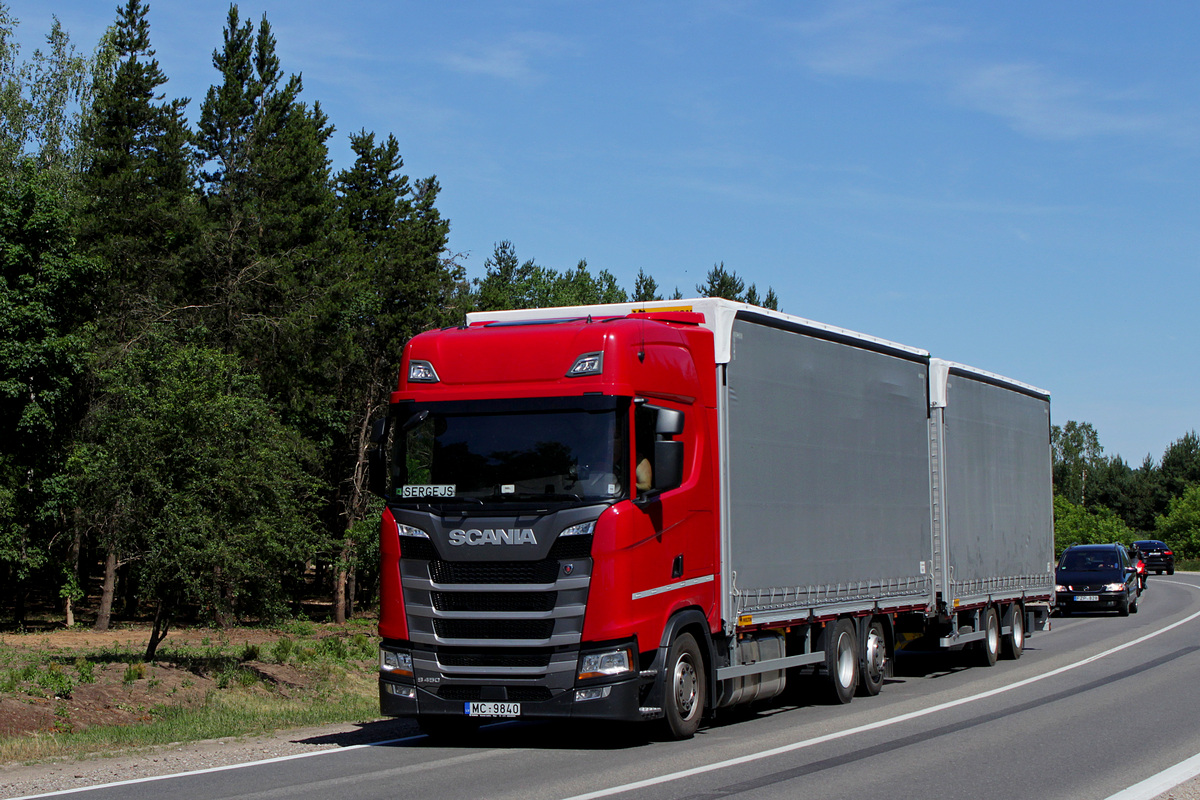 Латвия, № MC-9840 — Scania ('2016) S450