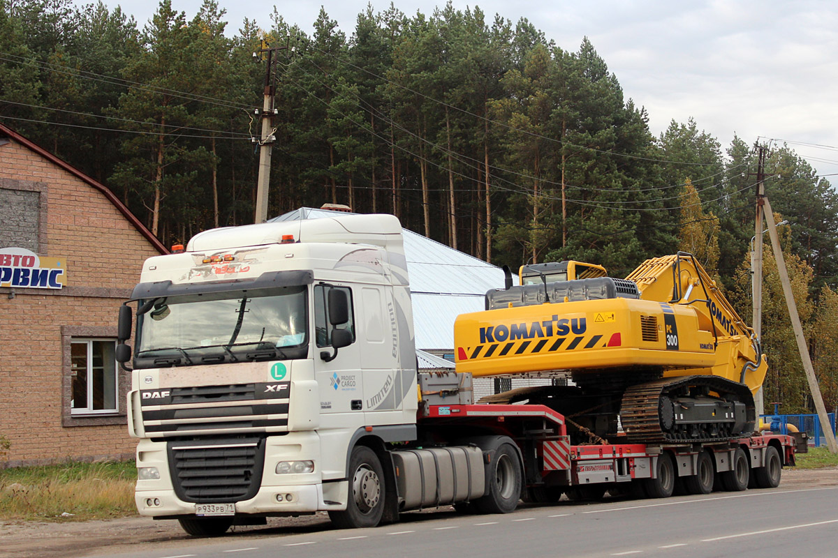 Тульская область, № Р 933 РВ 71 — DAF XF105 FT