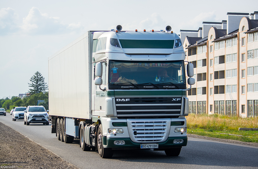 Тернопольская область, № ВО 4791 ВМ — DAF XF105 FT