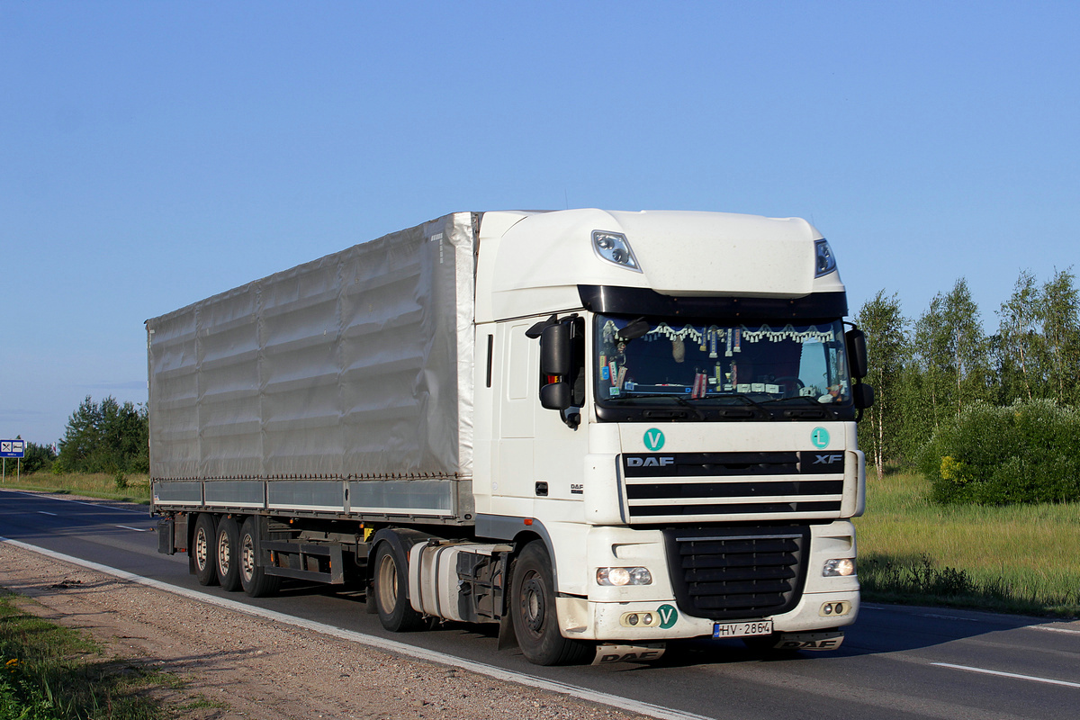 Латвия, № HV-2864 — DAF XF105 FT