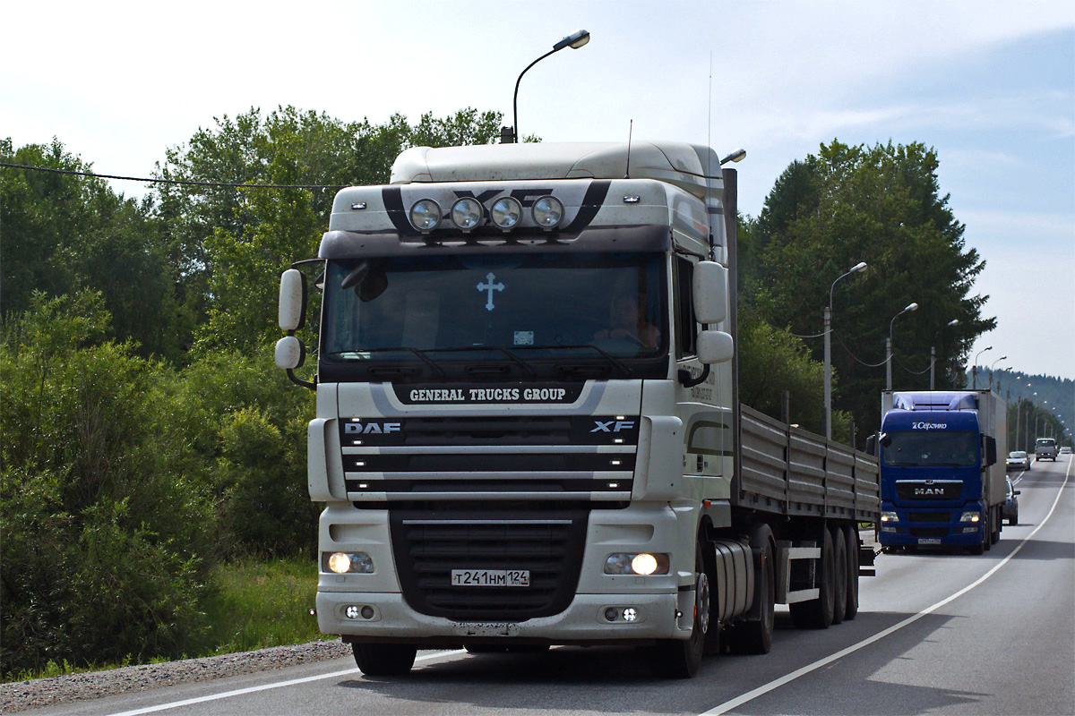 Красноярский край, № Т 241 НМ 124 — DAF XF105 FT