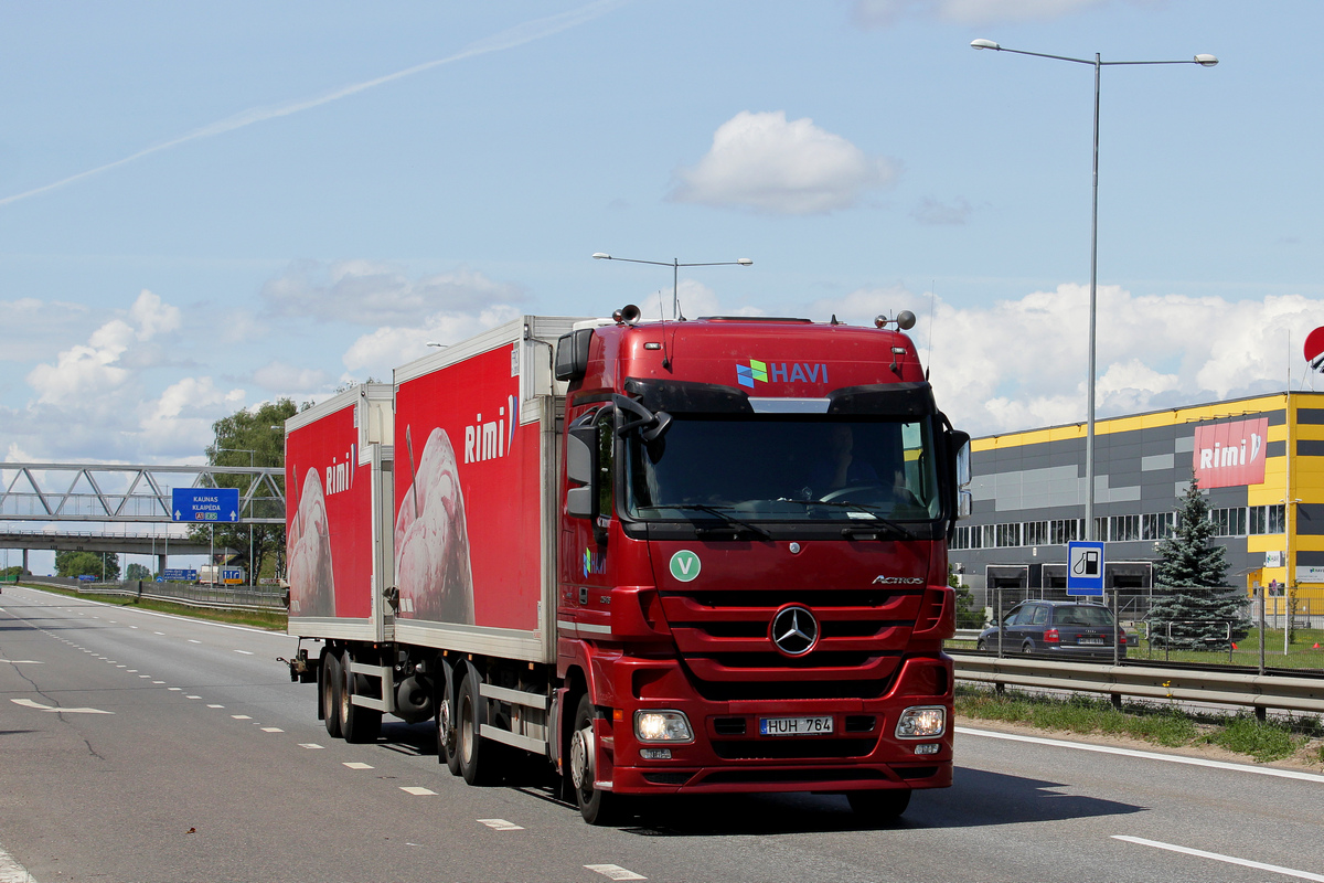 Литва, № HUH 764 — Mercedes-Benz Actros ('2009)