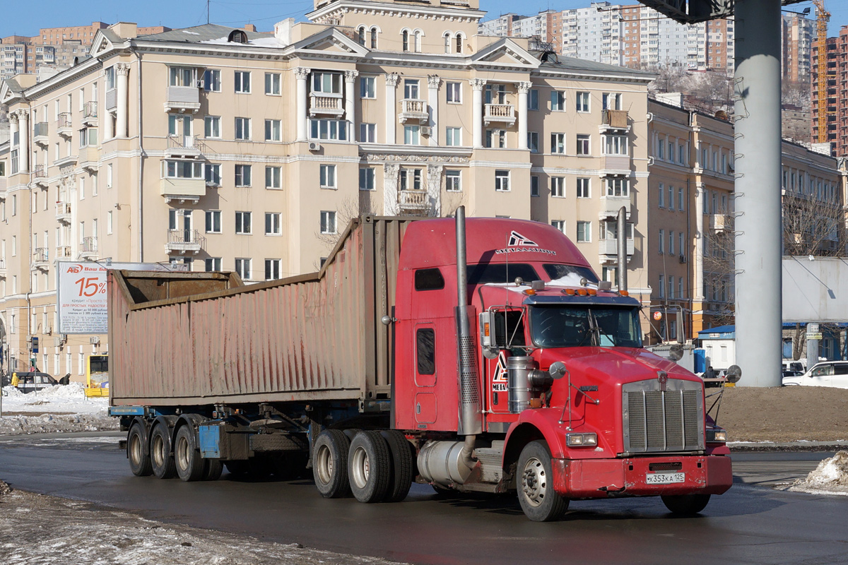 Приморский край, № Х 353 КА 125 — Kenworth T800