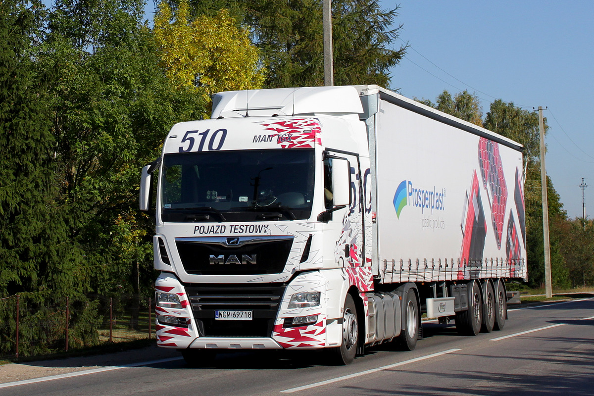 Польша, № WGM 69718 — MAN TGX ('2016) 18.510