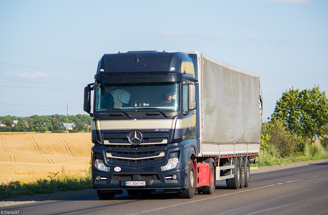 Львовская область, № ВС 8267 НС — Mercedes-Benz Actros ('2011) 1845