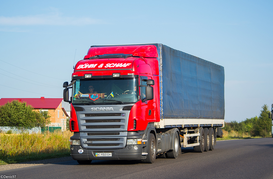 Львовская область, № ВС 9303 ЕН — Scania ('2009) R420