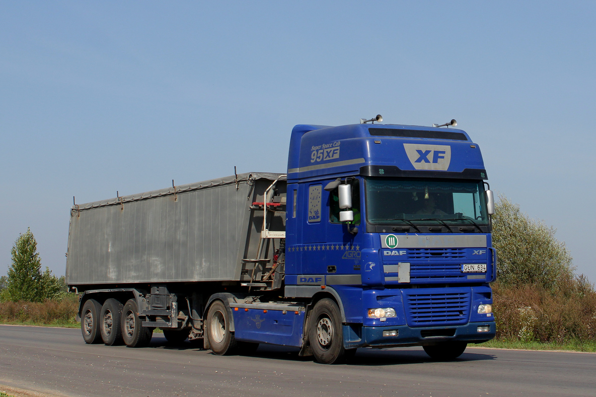 Литва, № GUN 634 — DAF XF95 FT