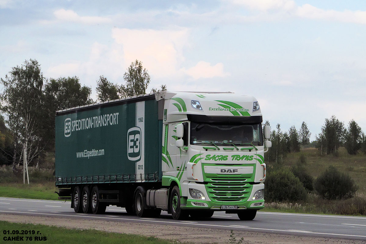 Пермский край, № Е 361 НУ 82 — DAF XF Euro6 FT