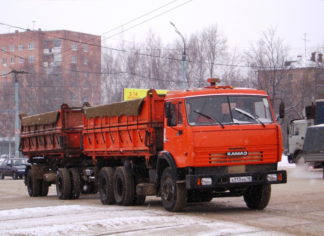 Удмуртия, № А 313 НА 18 — КамАЗ-53215-15 [53215R]