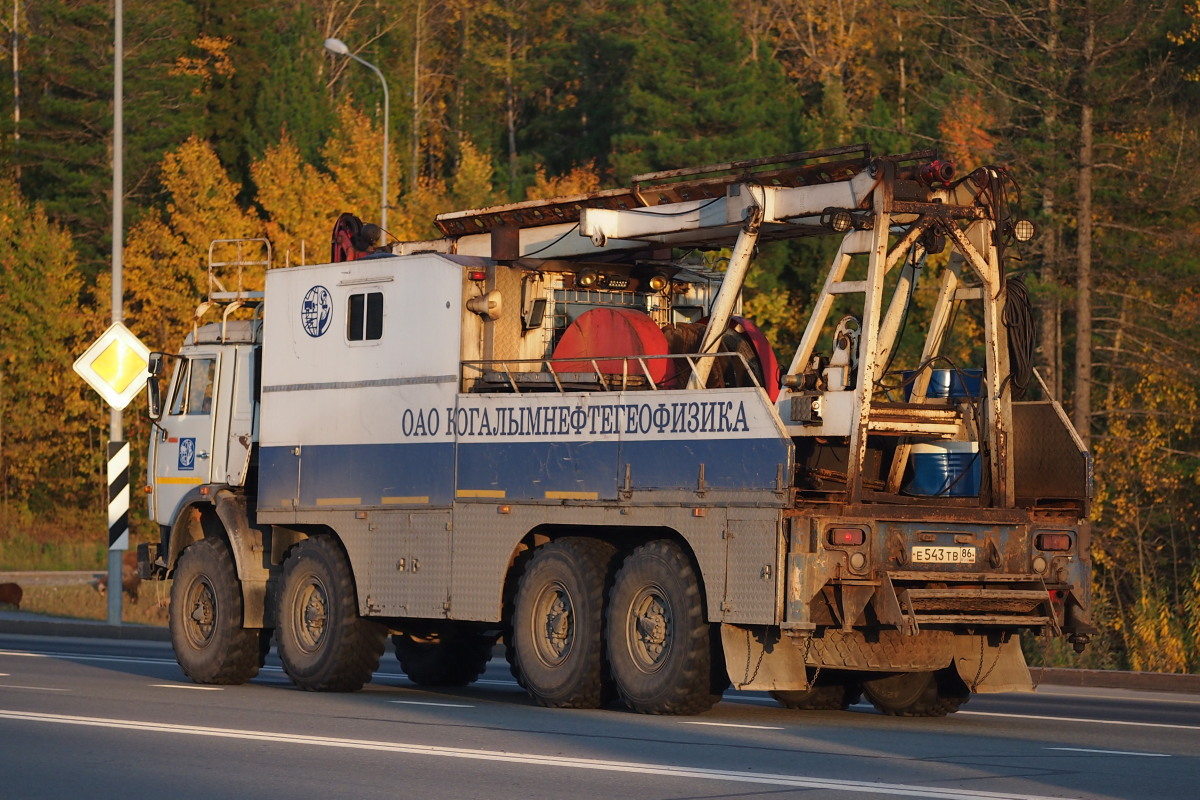 Ханты-Мансийский автоном.округ, № Е 543 ТВ 86 — КамАЗ-63501 [635010]