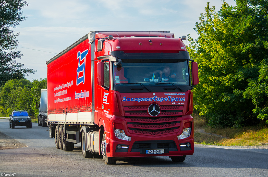 Закарпатская область, № АО 3404 ВТ — Mercedes-Benz Actros ('2011) 1845